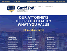 Tablet Screenshot of garrisonlegal.com